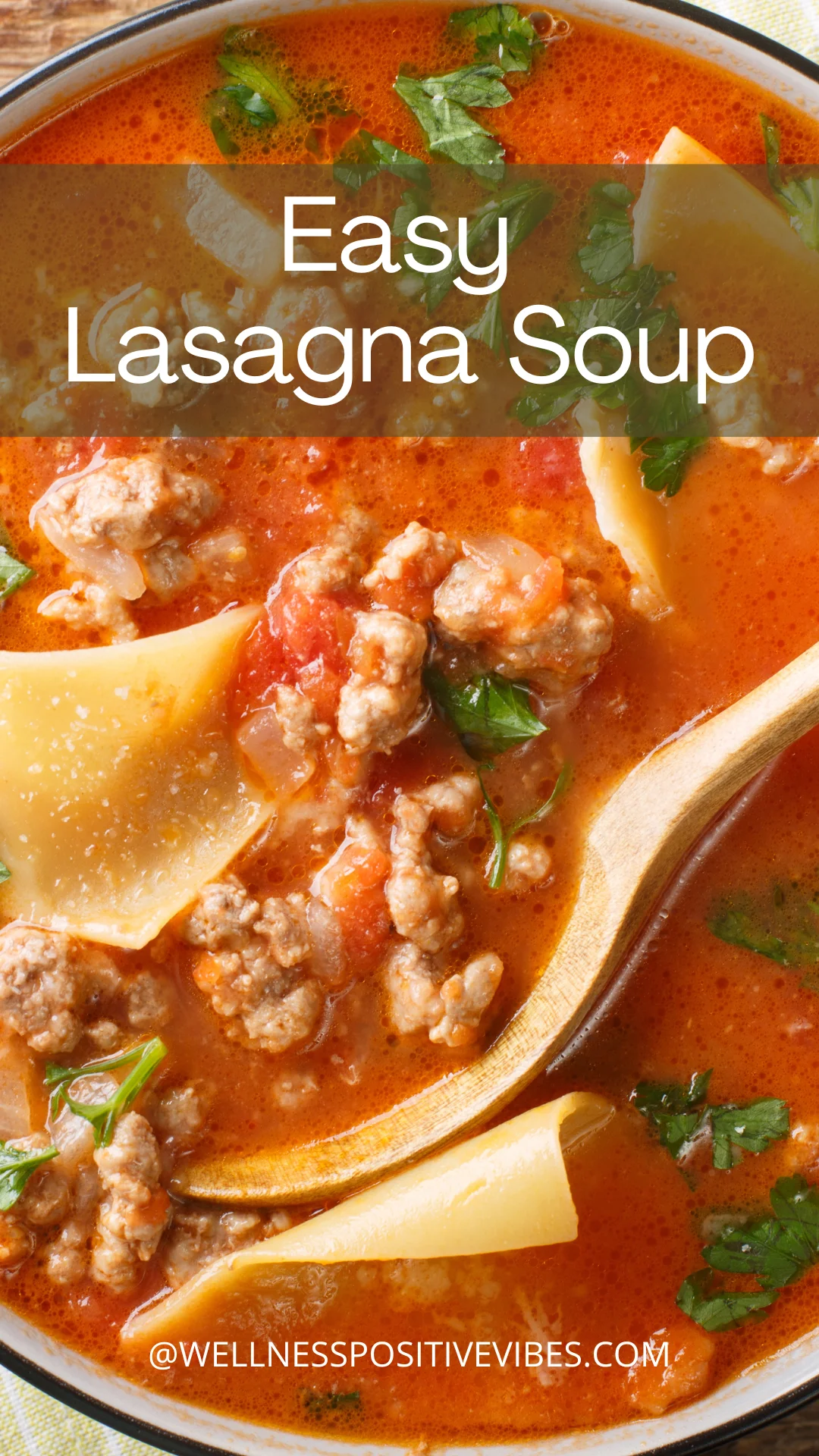Easy Lasagna Soup